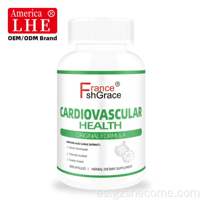 El extracto de planta de ajo apoya la salud cardiovascular